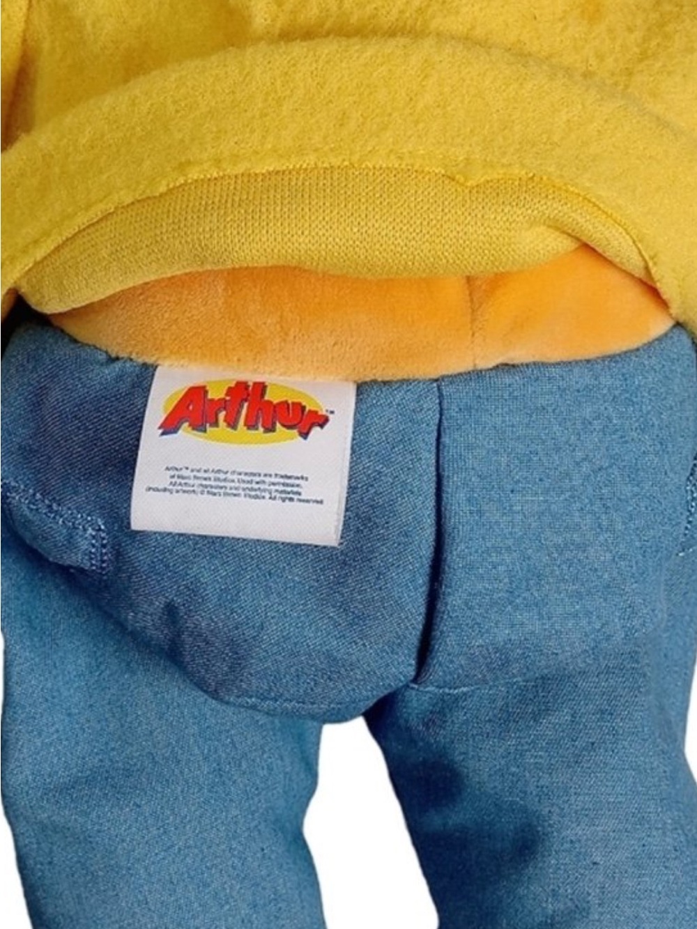 PBS kids Arthur Yellow Plush Character Toy - Kids Stuffed Animal - Picture 6 of 6